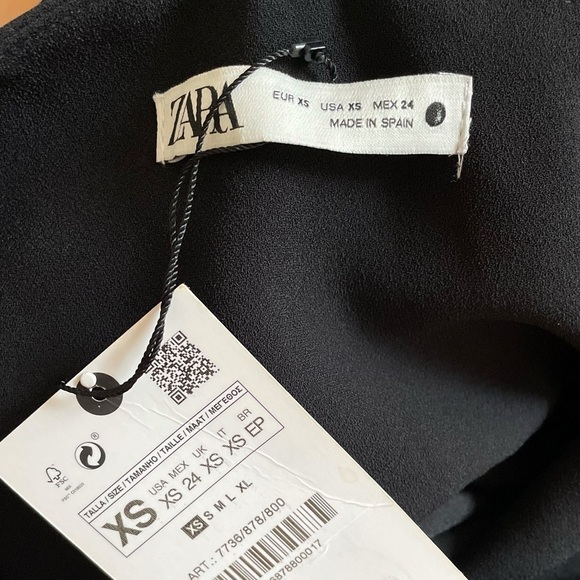 Zara Black Midi Dress - Picture 15 of 16